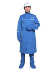 ISO9001 12 Cal Arc Flash Suit With Flame Retardant Aramid Fiber